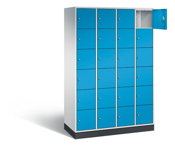 C+P lockerkast Intro, H1950xW1220xD490mm, kleur: lichtgrijs/lichtblauw, 8670-401 S10031