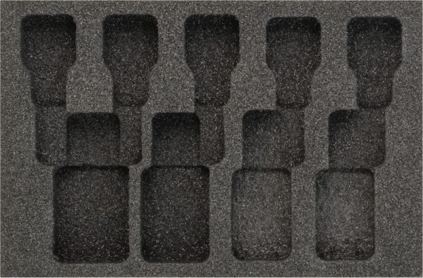 Hazet 2-componenten zachtschuiminleg, voor 986/9 N, afmetingen/lengte: 172 mm x 114 mm Organisatiesysteem maat: 1/9 (172 x 114 mm), 163-361L