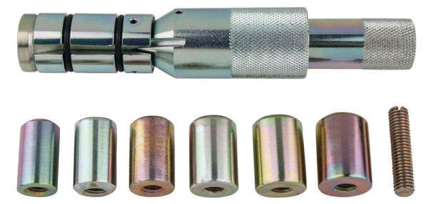KS Tools koppelingscentreergereedschapset diameter 24,0 - 36,0 mm met centreerhulzen, 9-delig, 150.2380