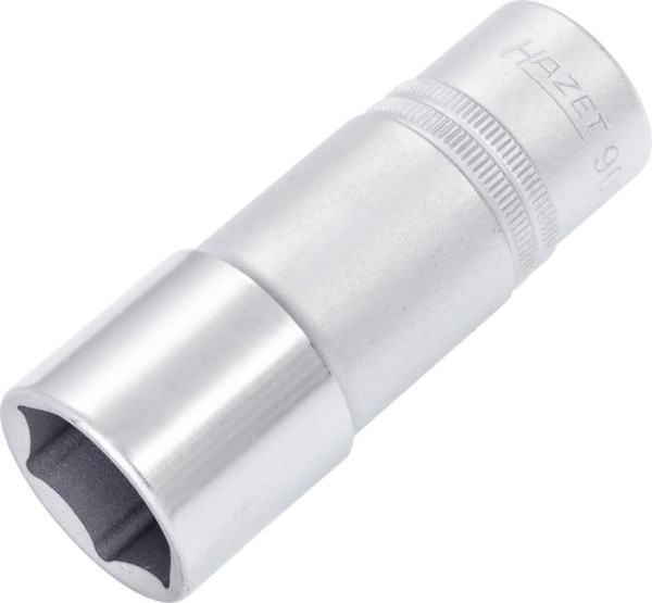Hazet dop, zeskant, hol vierkant 12,5 mm (1/2"), 24 mm, lang type met karteling, 900LG-24