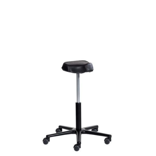 SOFAME stahulp LM 2029 op wielen, zithoogte 57-81 cm, aluminium onderstel, zonder rugleuning, W050020004
