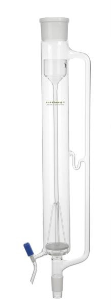 Rettberg extractor, 1000 ml, voor specifiek lichte vloeistoffen, huls NS 71/51, kern NS 29/32, compleet met inzetstuk, 134677100
