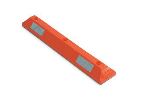 DENIOS parkeerplekbeperking "Parkstopp" PS 9 van polyethyleen (PE), B 900 mm, rood, 164-280
