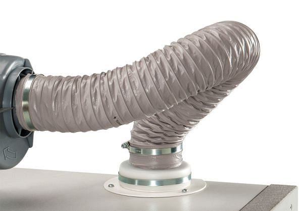 Cemo ventilatieslang L=750, incl. 2 klemmen DN 75, toebehoren voor afzuigventilatoren, 11438