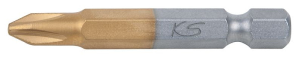 KS Tools 1/4" TiN bit, 50 mm, PH1, 911.2642