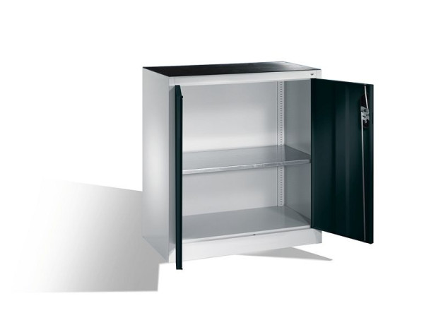 C+P gereedschapskast Acurado, H1000xW930xD400mm, kleur: lichtgrijs / antracietgrijs, verzonken handgreep, 8820-000 S10304