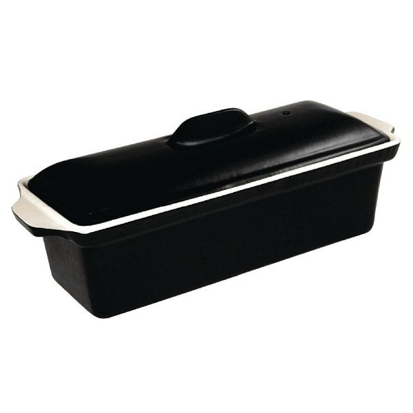 Vogue terrinevorm gietijzer zwart 1.7L, U560