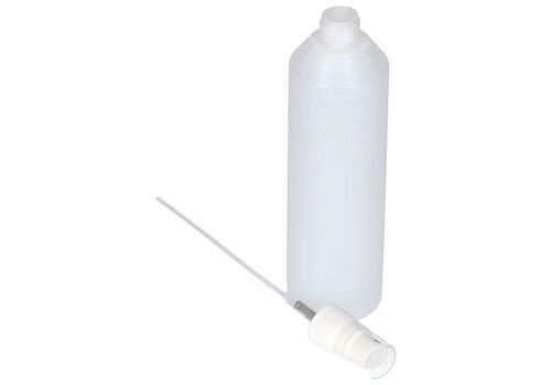 DENIOS spuitflessen van HDPE, pompverstuiver van PP, transparant, 250ml, 10 stuks, 281734