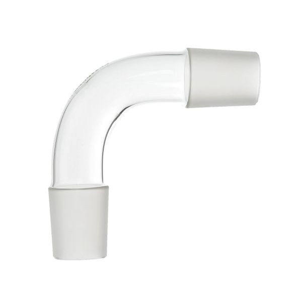 Rettberg spruitstuk, hoek 90°, 2x kern NS 29/32, borosilicaatglas 3.3, 134061229