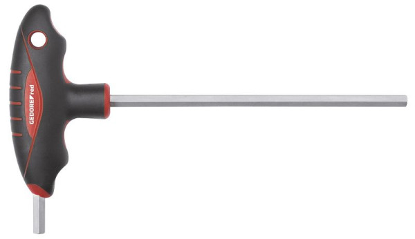GEDORE rood 2K T-greep haakse schroevendraaier 6-kant 2,5 mm, 3301274