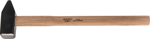 Hazet voorhamer, bijzonder veilig dankzij dubbele wig (1 ringwig + 1 houten wig) hickorysteel DIN 1042, afmetingen/lengte: 600 mm, 2139-1