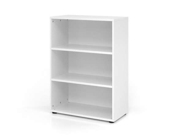 Hammerbacher plank 938RE, 3 OH, romp: wit, 80 x 40 x 110 cm (BxDxH), V938RE/W