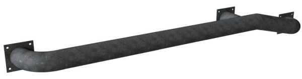 Schake vrachtwageninstaphulp, linkerzijde, gemaakt van Ø152,4x2,9mm ronde buis, totale lengte: ca. 3000mm, voor pluggen, thermisch verzinkt, 40157L