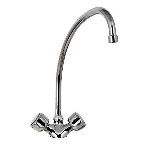 Gastro-Inox monoblock mengkraan met draaiknoppen, lengte 200mm, 402.242