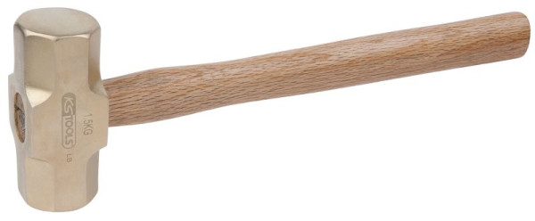 KS Tools BRONZEplus mijnhamer 1000 g, met hickorysteel, 963.2080