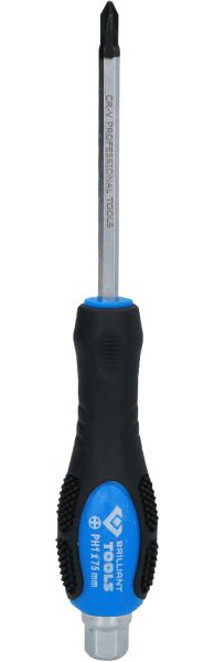 Brilliant Tools kruiskopschroevendraaier met slagkap, PH1, BT034808