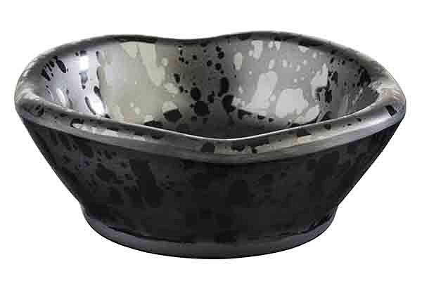 APS kom -GLAMOUR-, Ø 8 cm, hoogte: 3 cm, melamine, zwart, 0,05 liter, 84365