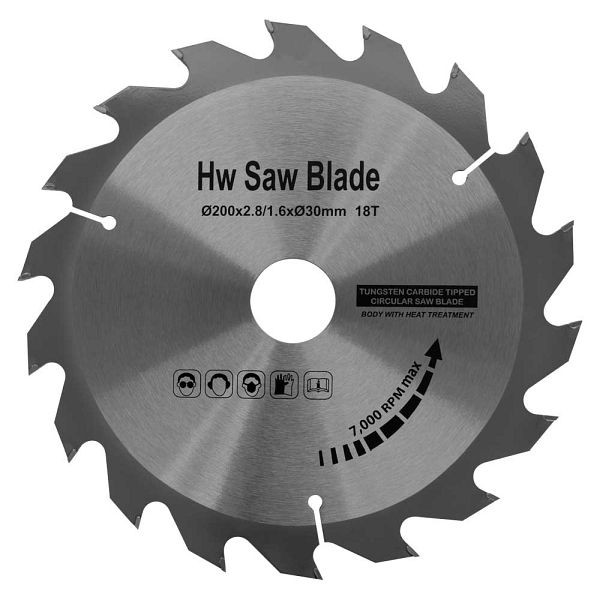 Holzmann zaagblad TCT KSB 200x2,8/1,6x30xZ18, KSB20028Z18