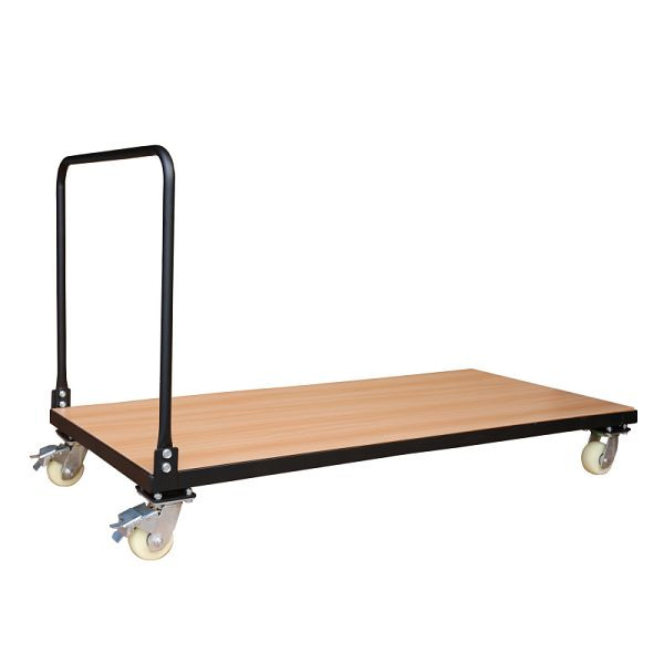 Lüllmann transportwagen voor klaptafels, zwart/beuken, 350700
