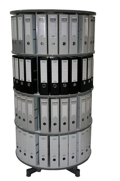 reefmap kolom 4 verdiepingen draaibaar grijs, R2081B4