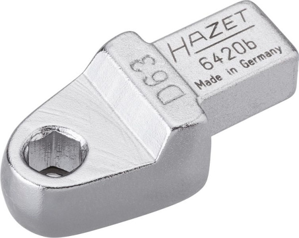 Hazet wisselplaathouder voor bits, wisselplaat vierkant 9 x 12 mm, zeskant hol 6,3 (1/4 inch), 6420B