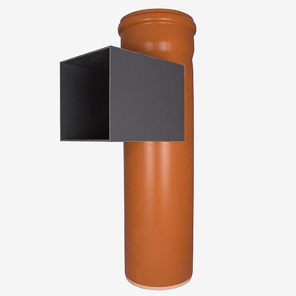 HKW deurgootbuis PVC, vierkant, Ø 300 mm, 708280