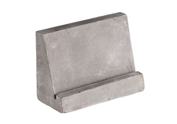 APS-kaarthouder, set van 2, 8 x 3,5 cm, hoogte: 6 cm, beton, inclusief 30 etiketkaarten 10 x 8 cm, 71495