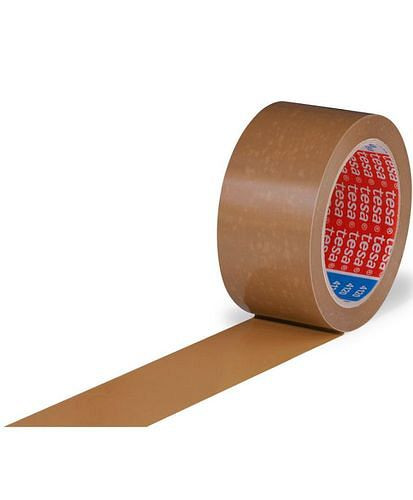 tesa PVC-plakband 4120, bruin, 50 mm breed x 66 m, dikte 49 µ, verpakking: 36 rollen, 299521