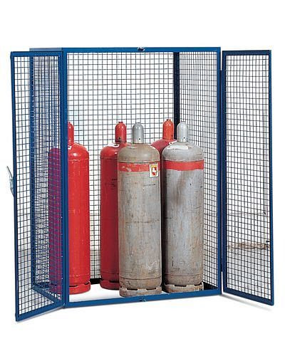 DENIOS gasflessenkast GF 8.18 met 2-vleugelige deur, 137-123