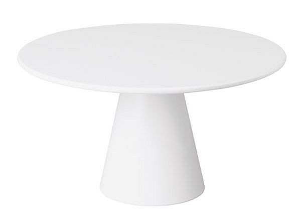 APS serveer- en taartbord, Ø 31 cm, hoogte: 16 cm, melamine, wit, -CASUAL-, 83891