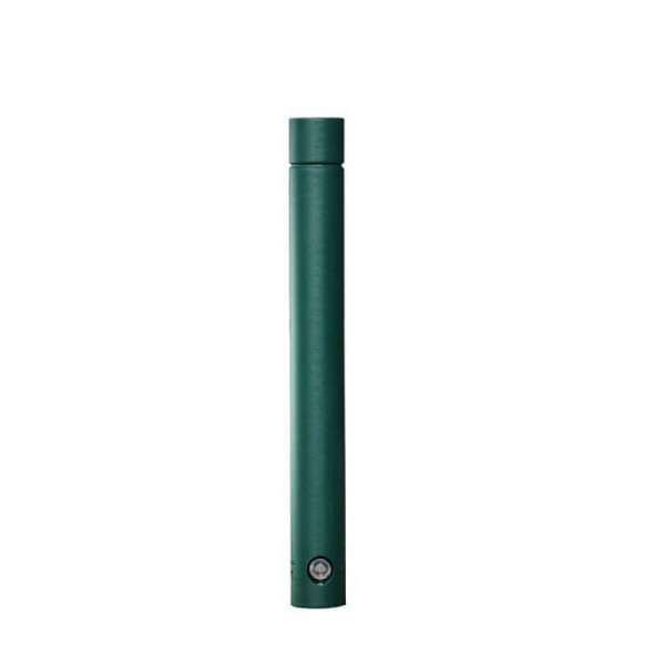 Stone HGS stijl tuinpaal -Nessos-, afneembaar met 3p technologie, zeshoekig slot onderaan, inclusief bodemhuls, RAL 9006 wit aluminium, 25055-08