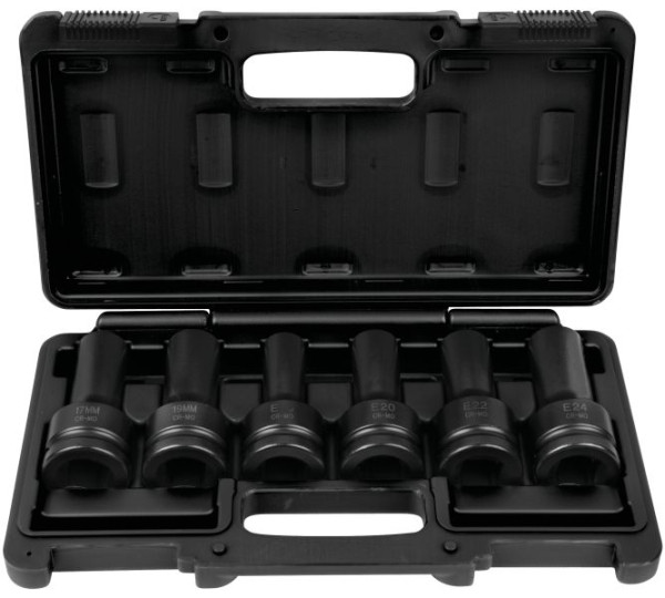KS Tools 3/4" slagdoppenset, 6-delig, 460.1505