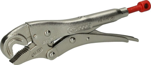 KS Tools bekkentang met draadknipper, 175 mm, 115.1175