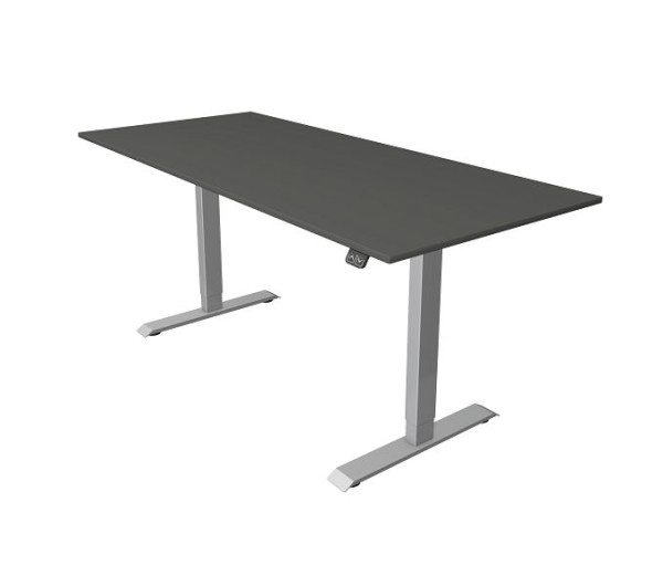 Kerkmann compacttafel B 1800 x D 800 mm, elektrisch in hoogte verstelbaar van 740-1230 mm, antraciet, 10227913