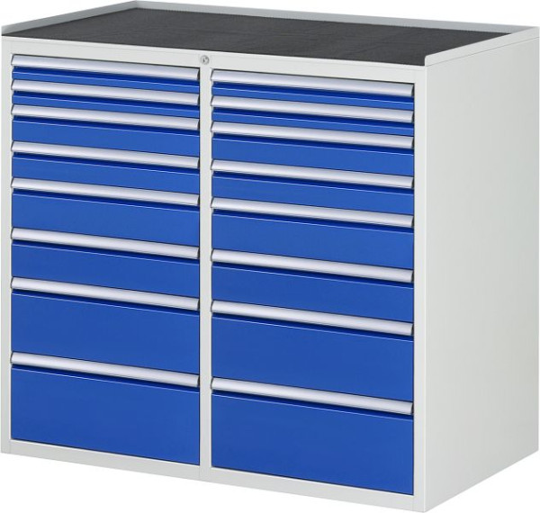 RAU ladekast 7000, B1145xD650xH1035mm, links: 2x60, 2x90, 2x120, 180, 210mm, rechts: 2x60, 2x90, 2x120, 180, 210mm, metalen steun, 03-LL7.11.11A-MT.11