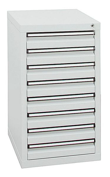 stumpf ladekast serie STS 410, RAL 7035/7035, 8 laden (8x100 mm), 7101107