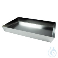 JUCHHEIM Laborschale - 400 x 300 x 40 mm - 1.4571, S0141
