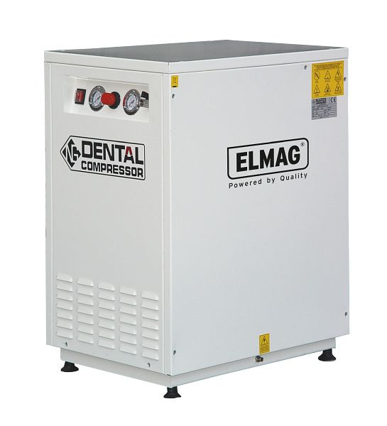 ELMAG tandheelkundige compressor 350/8/30W-SILENT, EXTREME SV 30L 2, 00CV, zonder droger, 21114