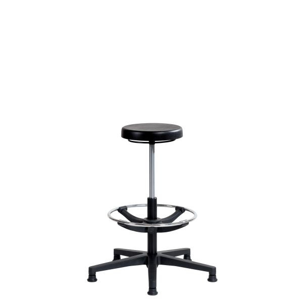 SOFAME werkkruk ERGOLINE met glijders en voetenring, zithoogte 54-80 cm, polyamide onderstel, W050110007