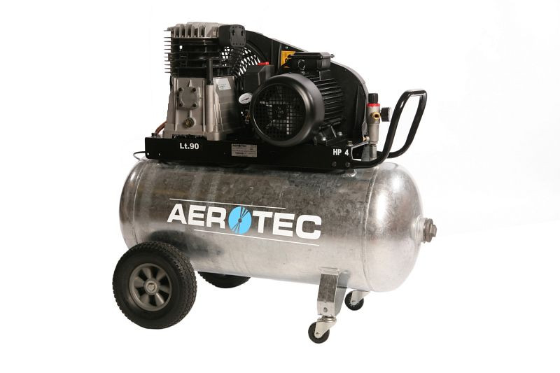 AEROTEC oliegesmeerde compressor 600-90, verzinkt, 400 V, 2005270Z