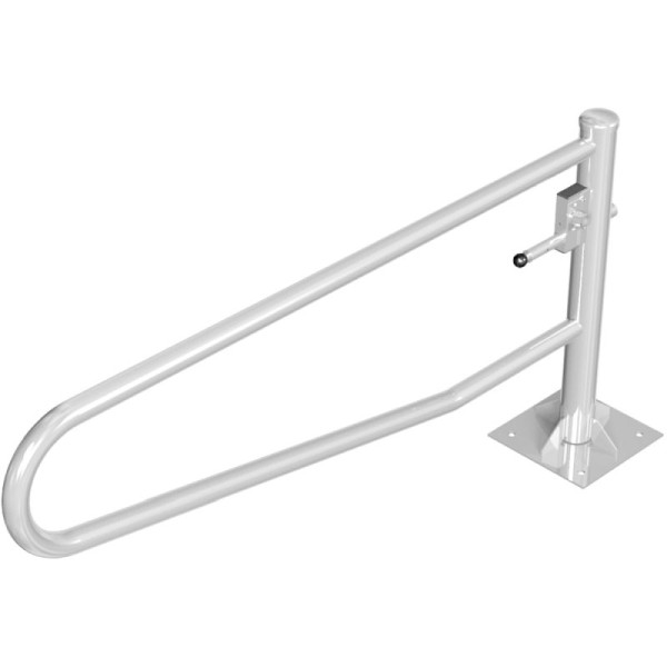 Stein HGS HGS draaipoortslagboom 360°, 2000 mm / zonder kleur, DK volgens DIN 3223, inclusief driehoeksleutel, voor deuvels met grondplaat 360x360mm, 413.201fp