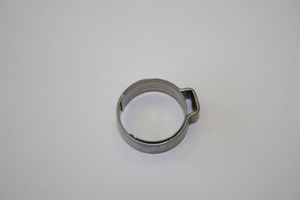 ELMAG 1-oorklem met inzetring, 9,0 mm (roestvrij staal), 42158