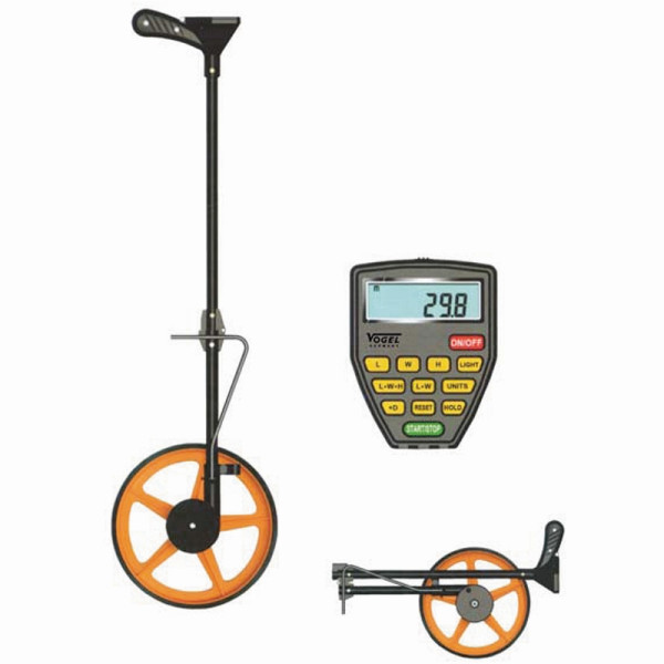 Vogel Germany digitaal meetwiel, IP51, 999.999 m / 999.999.9 ft, 140210