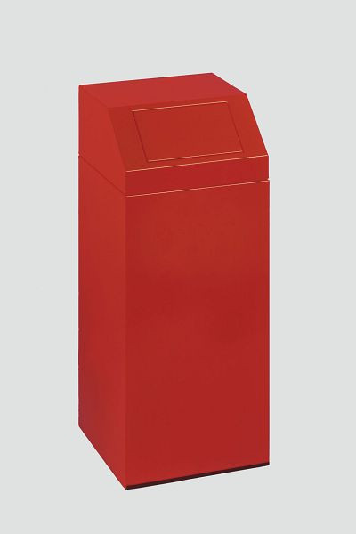 VAR prullenbak 45 L, rood, 1235
