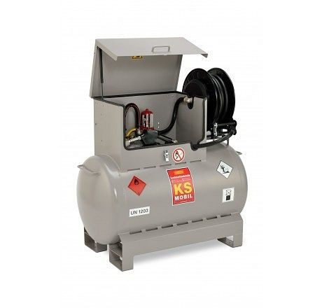 Cemo KS-Mobil 300 l geverfd met handpomp 25 l/min, 10994