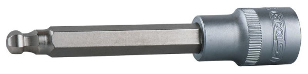 KS Tools 1/2" bitdop-binnenzeskant met kogelkop, lang, 5 mm, 911.1655