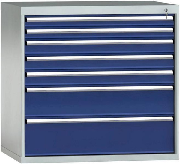 KLW ladekast 1000 x 1031 x 750 mm H x B x D, inbouwmaten: 900 mm, indeling: 54x36 stuks, SJB1000-07NP-001