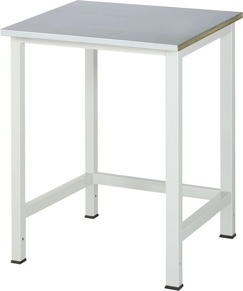 RAU werktafel serie 900, werkblad met plaatstalen bekleding, 750x825x800 mm, 03-900-1-S25-07.12