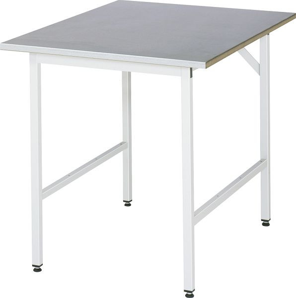 RAU Jerry serie werktafel (basistafel), B750 x D1000 x H800-850 mm, 06-500ES10-07.12