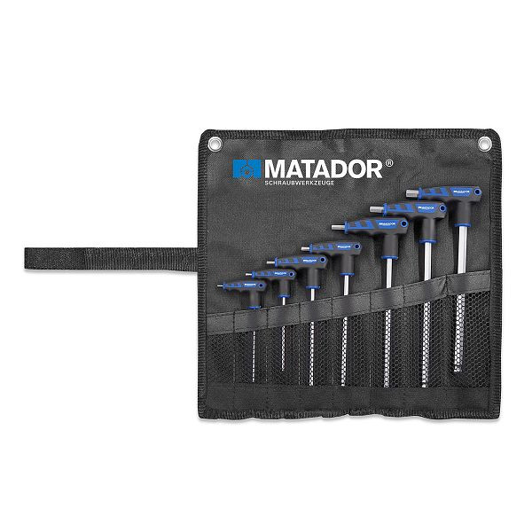 MATADOR set 2K T-handgreep offset schroevendraaiers, zeskant, 2 - 10 mm, 0445 9070